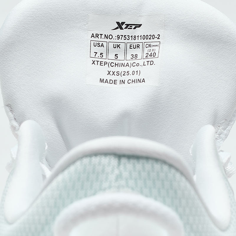 XTEP Cloud Wing 3.0  Women's Running Shoes Classic White/Pink19/Moonstone Blue110020-2