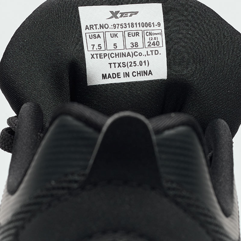 XTEP Women's Running Shoes Black110061-9