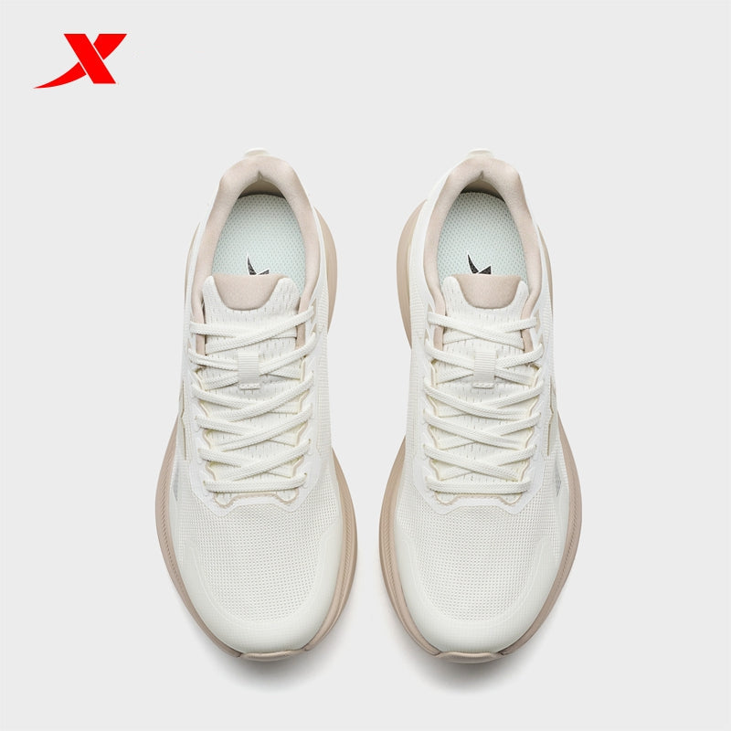 XTEP Women's Running Shoes Canvas White/Misty Brown110061-3