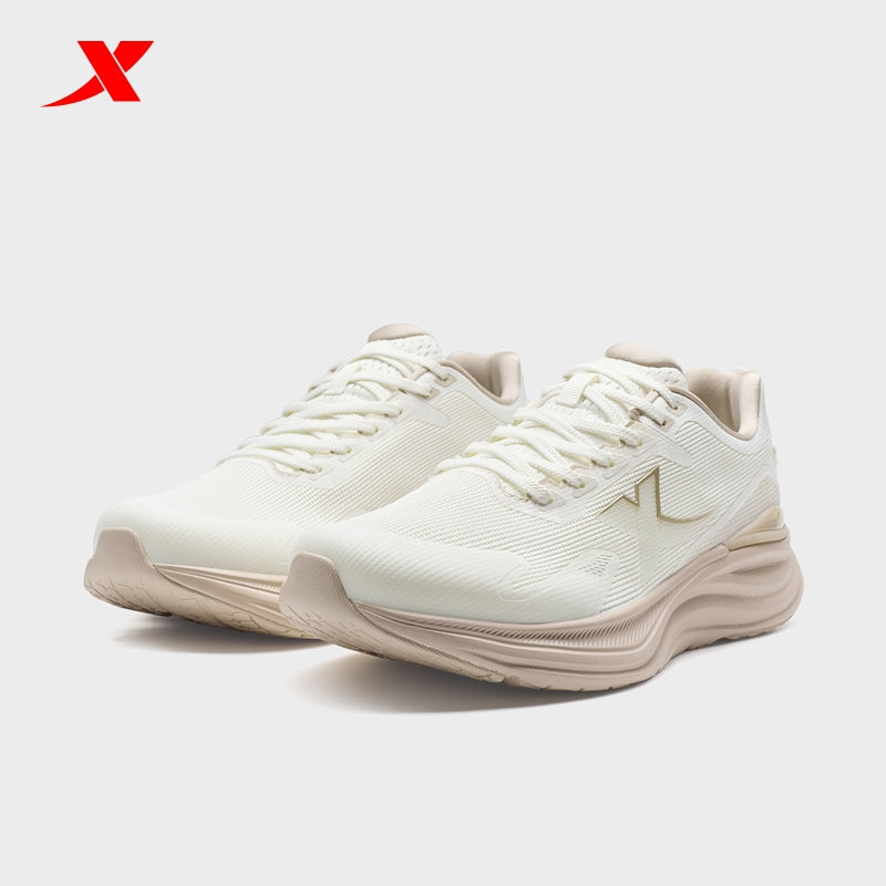 XTEP Women's Running Shoes Canvas White/Misty Brown110061-3