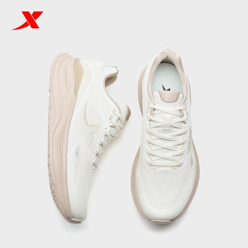 XTEP Women's Running Shoes Canvas White/Misty Brown110061-3