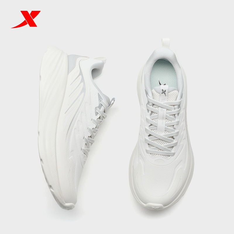 XTEP Women's Running Shoes Canvas White/Moon Grey110082-3