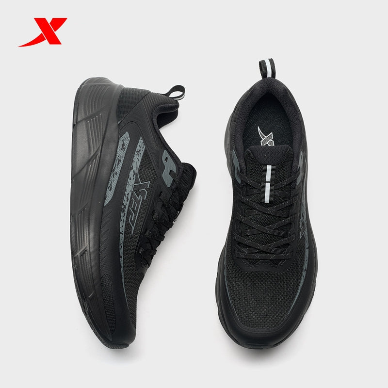 XTEP Women's Running Shoes Black/Charcoal Grey01 110083-4