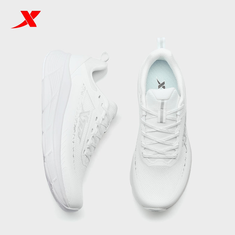 XTEP Women's Running Shoes Classic White/Silver 110083-1