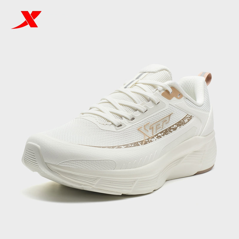 XTEP Women's Running Shoes Classic Grey38/Canvas White/Tea Brown01 110083-3