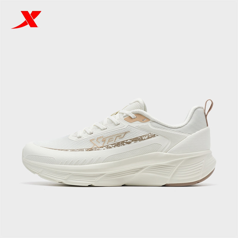 XTEP Women's Running Shoes Classic Grey38/Canvas White/Tea Brown01 110083-3