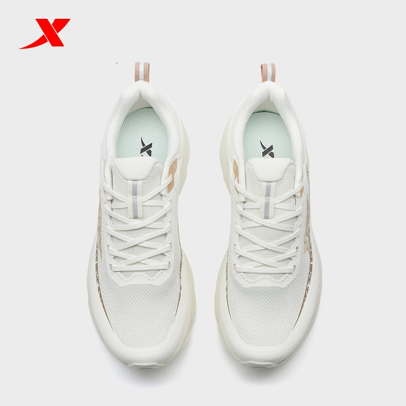 XTEP Women's Running Shoes Classic Grey38/Canvas White/Tea Brown01 110083-3