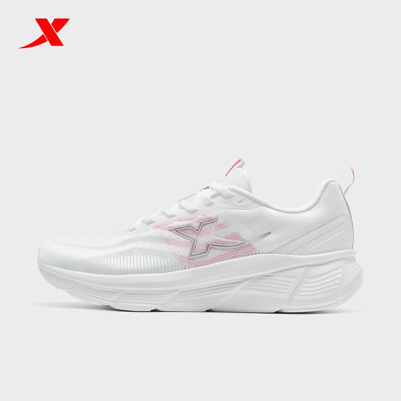 XTEP Women's Running Shoes Classic White/Pink 110085-2