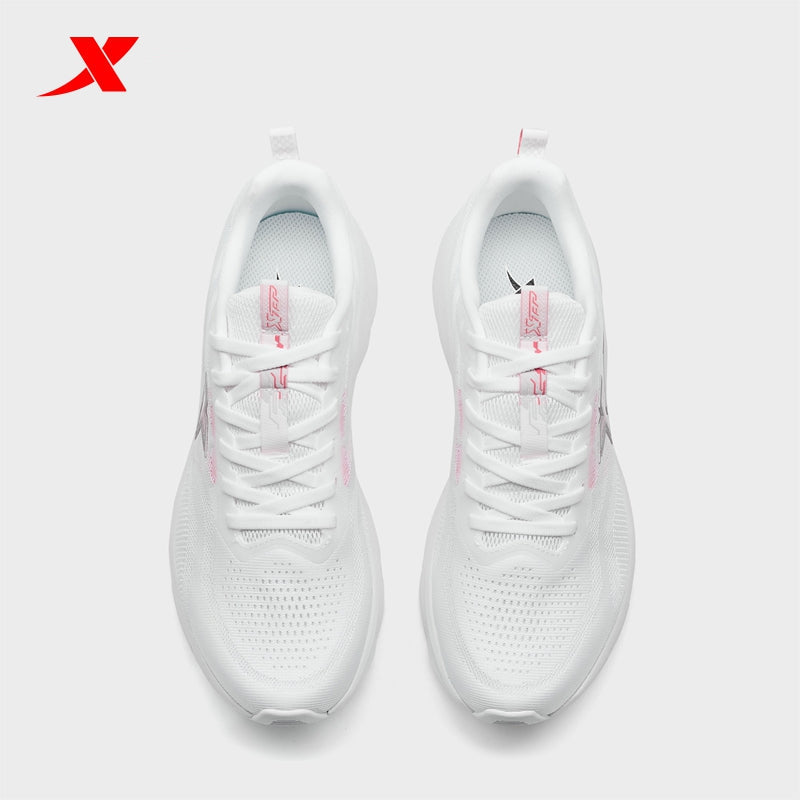 XTEP Women's Running Shoes Classic White/Pink 110085-2