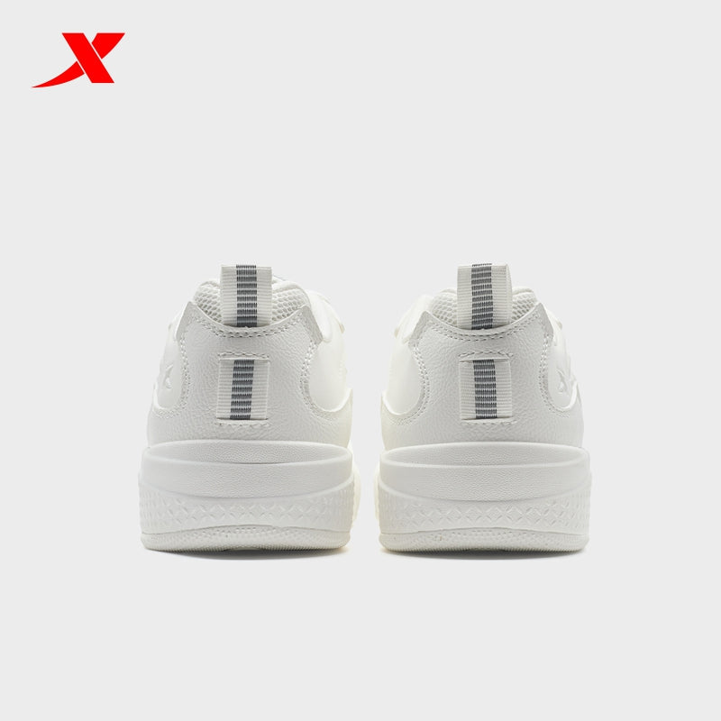 XTEP Women's Skateboarding Shoes Canvas White 310043-4