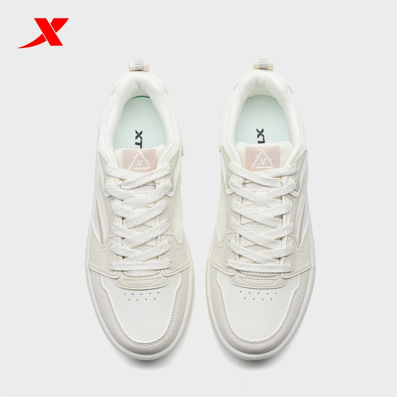 XTEP Women's Skateboarding Shoes Alabaster/Canvas White 310043-3
