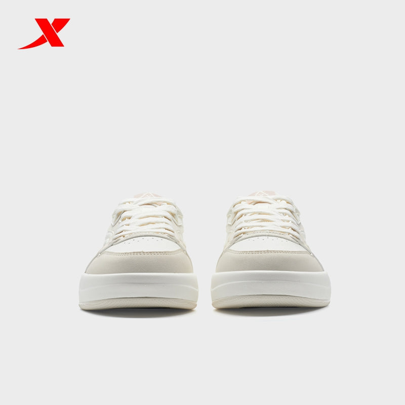 XTEP Women's Skateboarding Shoes Alabaster/Canvas White 310043-3