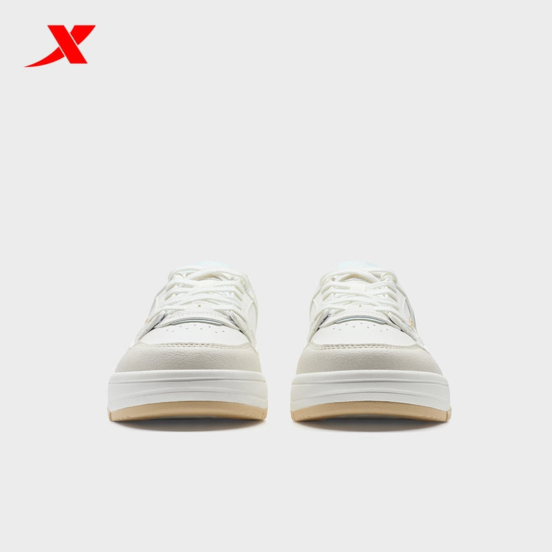 XTEP Women's Skateboarding Shoes Canvas White/Alabaster/Moonstone Blue 310060-8