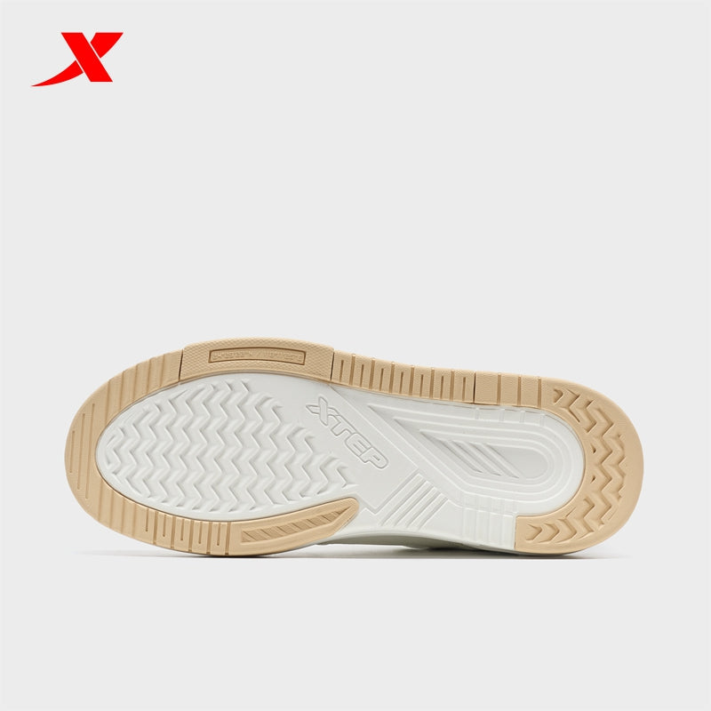 XTEP Women's Skateboarding Shoes Canvas White/Alabaster/Moonstone Blue 310060-8