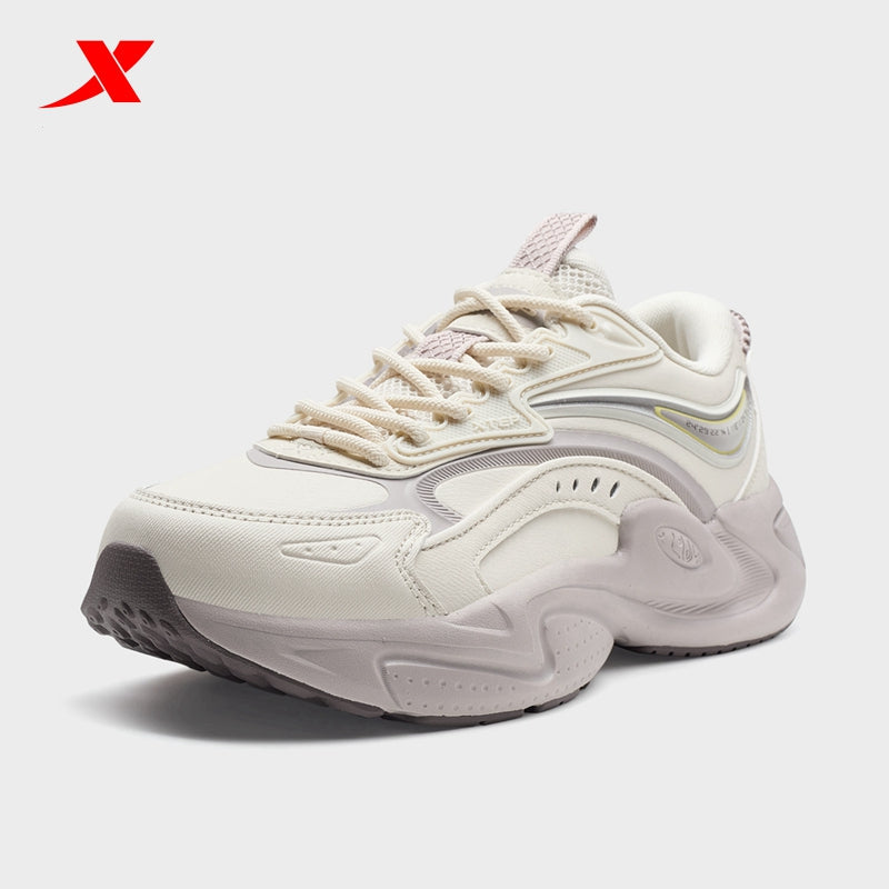 XTEP Women's Casual Shoes Alabaster/Shady Grey 320003-7