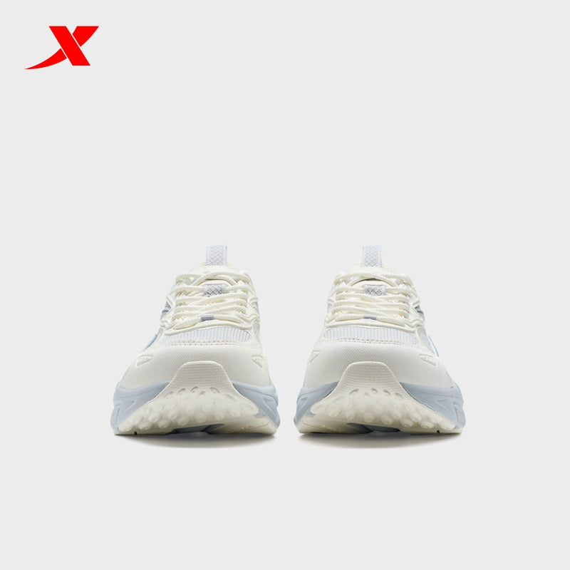 XTEP Women's Casual Shoes Canvas White/Moon Grey 320003-3