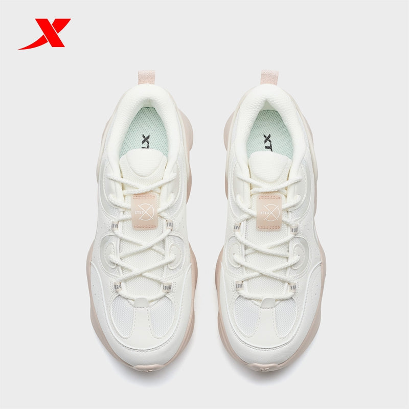 XTEP Women's Casual Shoes Canvas White 320006-7