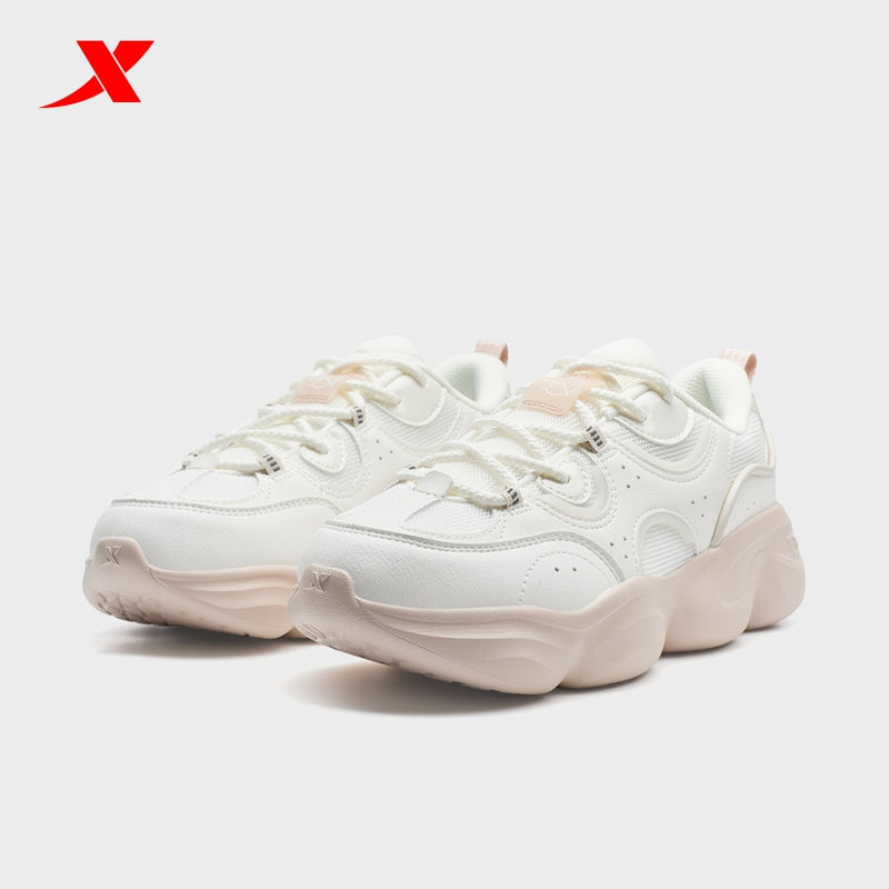 XTEP Women's Casual Shoes Canvas White 320006-7