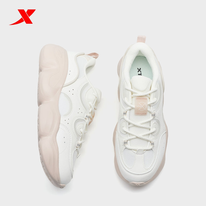 XTEP Women's Casual Shoes Canvas White 320006-7