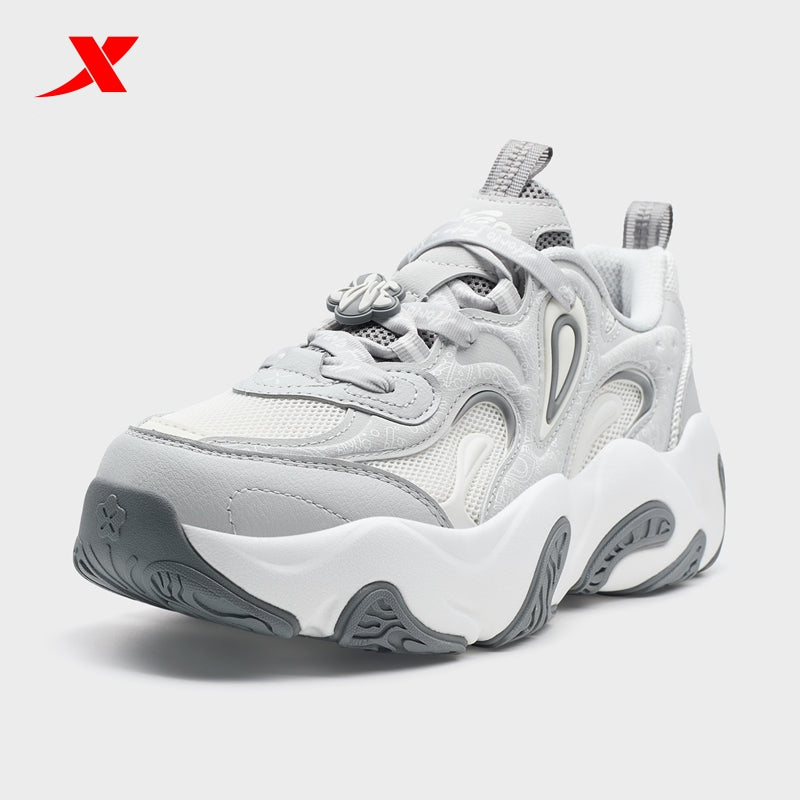 XTEP Petal 3.0 Women's Casual Shoes Phantom Grey/Canvas White 320008-9