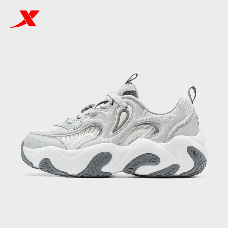 XTEP Petal 3.0 Women's Casual Shoes Phantom Grey/Canvas White 320008-9