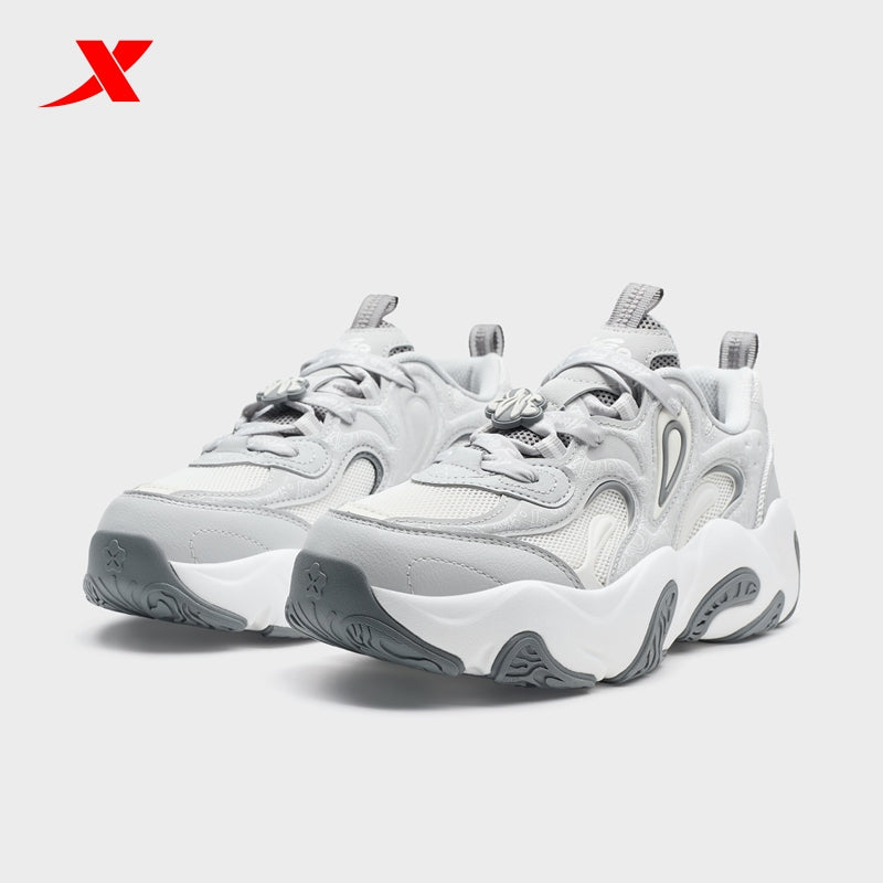 XTEP Petal 3.0 Women's Casual Shoes Phantom Grey/Canvas White 320008-9