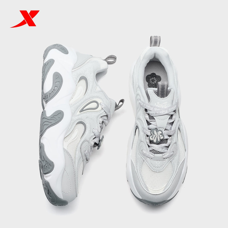 XTEP Petal 3.0 Women's Casual Shoes Phantom Grey/Canvas White 320008-9