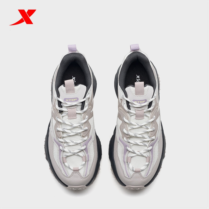 XTEP Women's Casual Shoes Shady Grey/Canvas White 320016-1