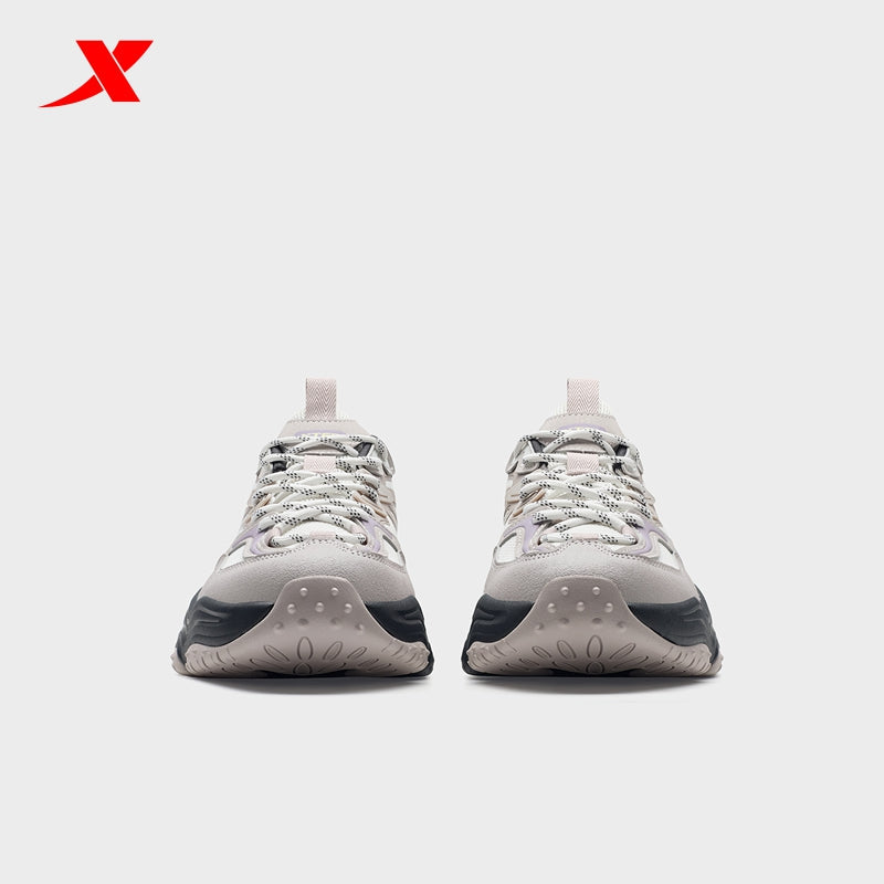 XTEP Women's Casual Shoes Shady Grey/Canvas White 320016-1