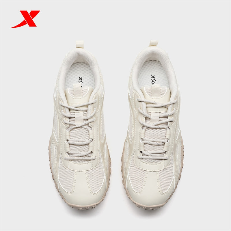 XTEP Women's Casual Shoes Alabaster/Misty Brown 320055-7