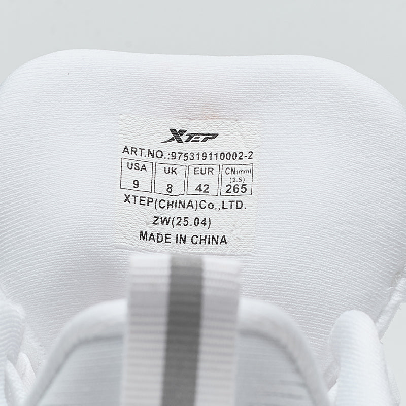 XTEP 360X 2.0 Lite -Men's Running Shoes Classic White/Silver110002-2