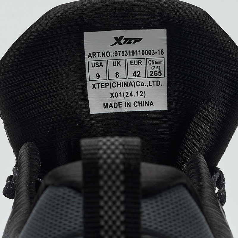 XTEP Shadow Engine 3.0 Men's Running Shoes Black/Carbon Blk110003-18