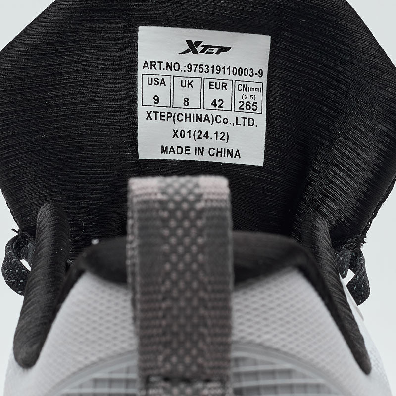 XTEP Shadow Engine 3.0 Men's Running Shoes Moon Grey/Ash Grey110003-9