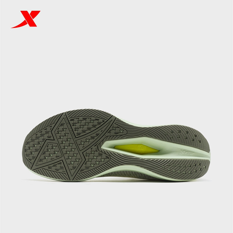 XTEP UltraFast 6.0 -Men's Running Shoes Grey/Spruce Green110005-19
