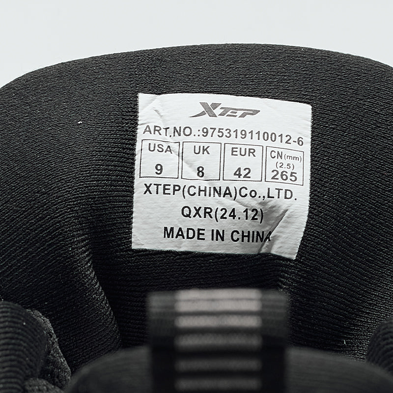 XTEP Shadow Drive 3.0 Men's Running Shoes Grey03/Black110012-6