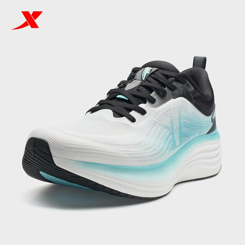 XTEP Liuyun 3.0  Men's Running Shoes Canvas White/Black/Blue Jeans110035-5