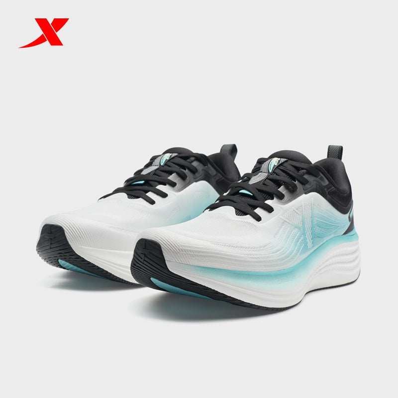 XTEP Liuyun 3.0  Men's Running Shoes Canvas White/Black/Blue Jeans110035-5