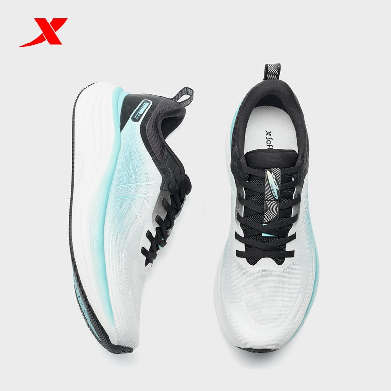 XTEP Liuyun 3.0  Men's Running Shoes Canvas White/Black/Blue Jeans110035-5