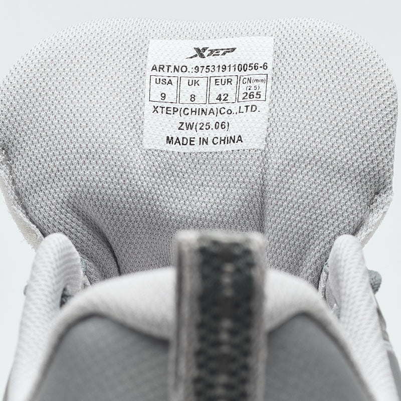 XTEP Men's Running Shoes Phantom Grey/Dark Sky Silver110056-6