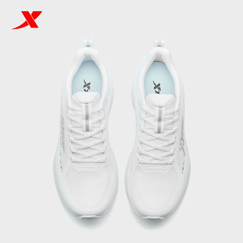 XTEP Men's Running Shoes Classic White/Silver 110058-1