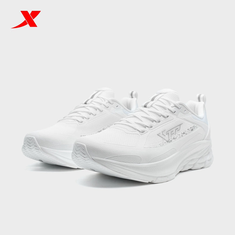 XTEP Men's Running Shoes Classic White/Silver 110058-1