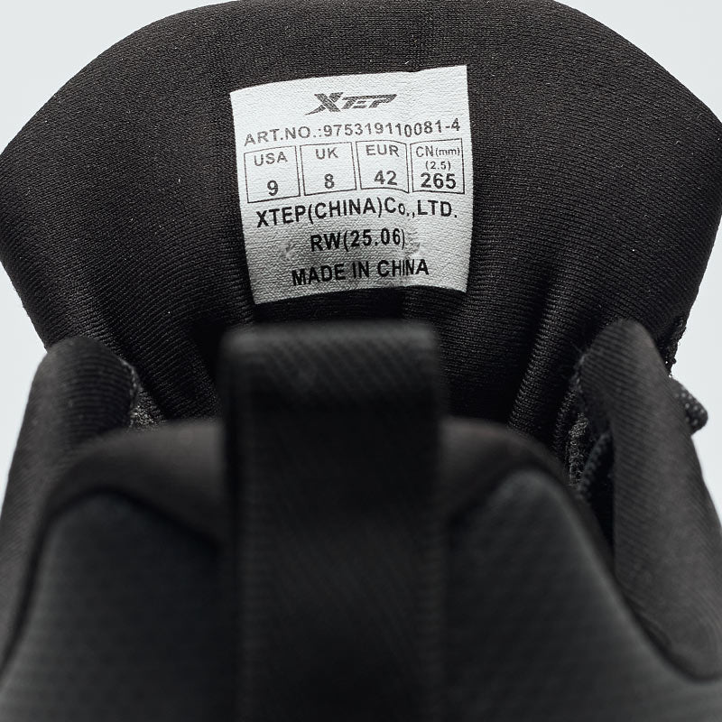 XTEP Men's Running Shoes Black110081-4