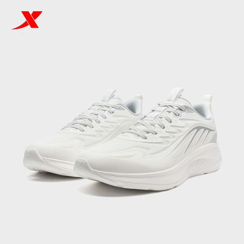XTEP Men's Running Shoes Canvas White/Moon Grey110081-2