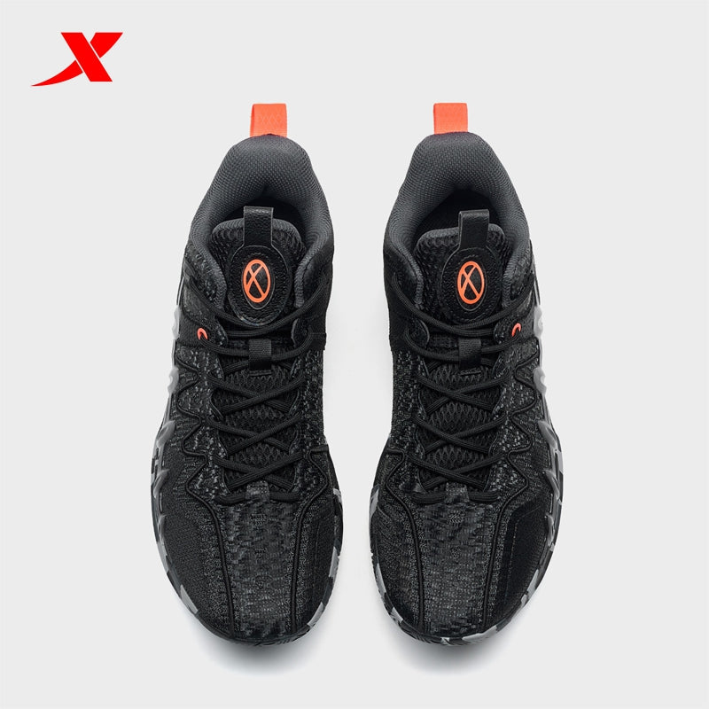 XTEP Battle Series 5 Men's basketball Shoes Black/Carbon Blk120009-1