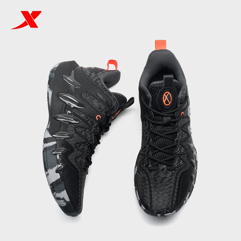 XTEP Battle Series 5 Men's basketball Shoes Black/Carbon Blk120009-1