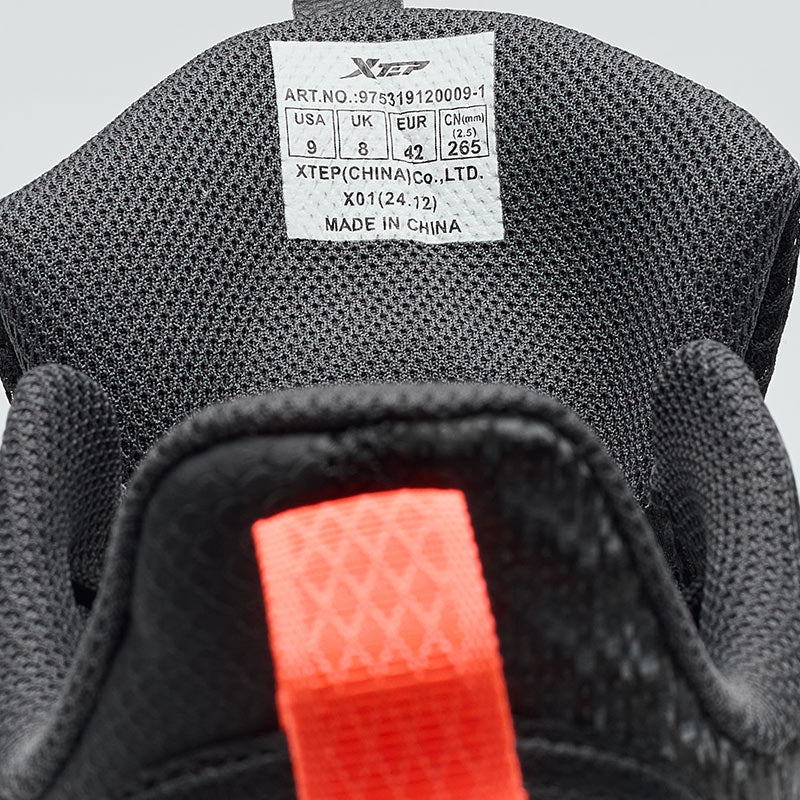 XTEP Battle Series 5 Men's basketball Shoes Black/Carbon Blk120009-1