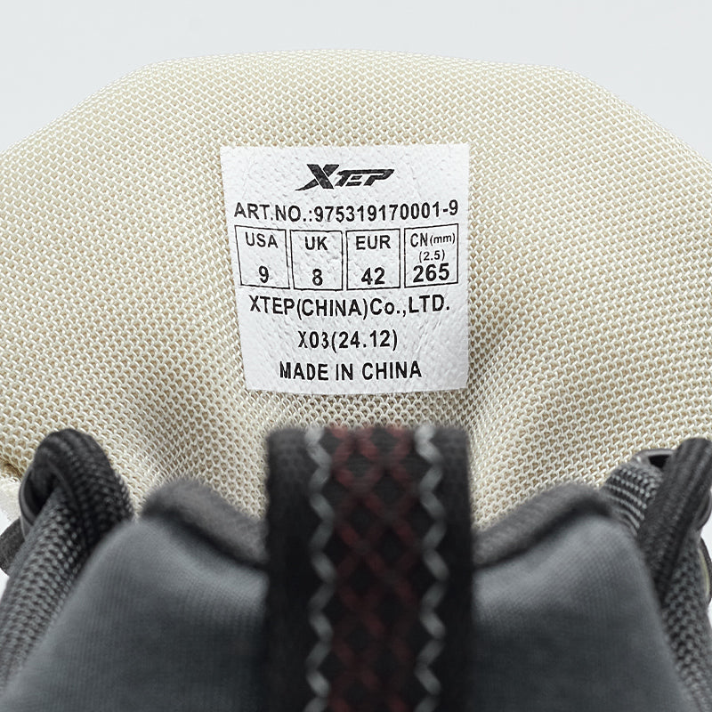 XTEP t Men's Outdoor Shoes Grey/Carbon Blk170001-9