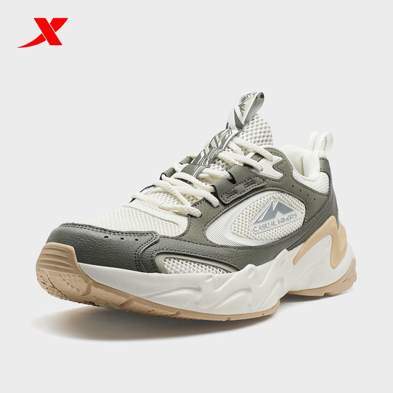 XTEP t Men's Outdoor Shoes Grey/Spruce Green170006-6