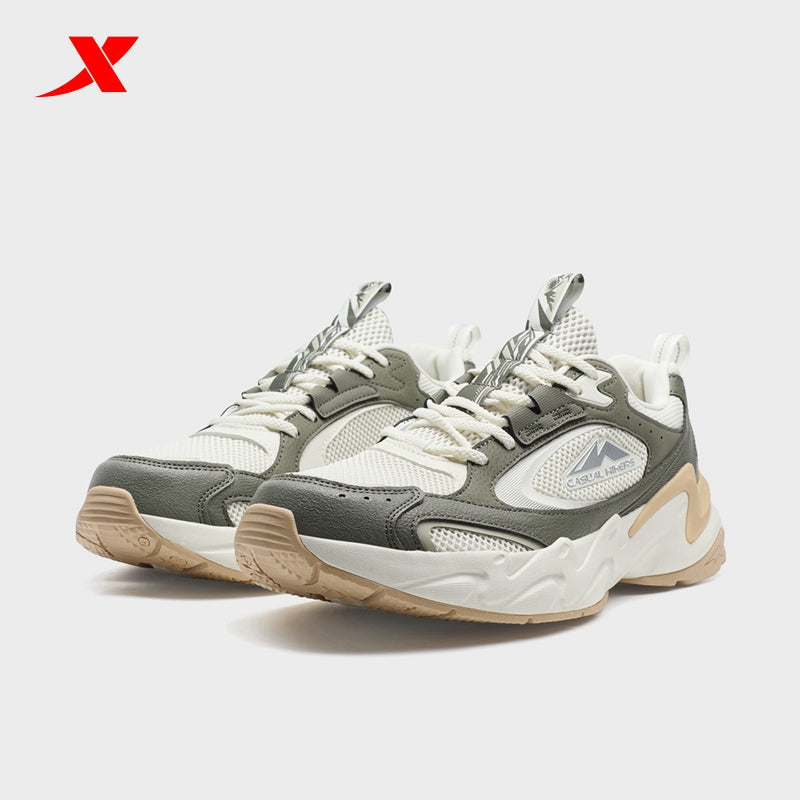 XTEP t Men's Outdoor Shoes Grey/Spruce Green170006-6