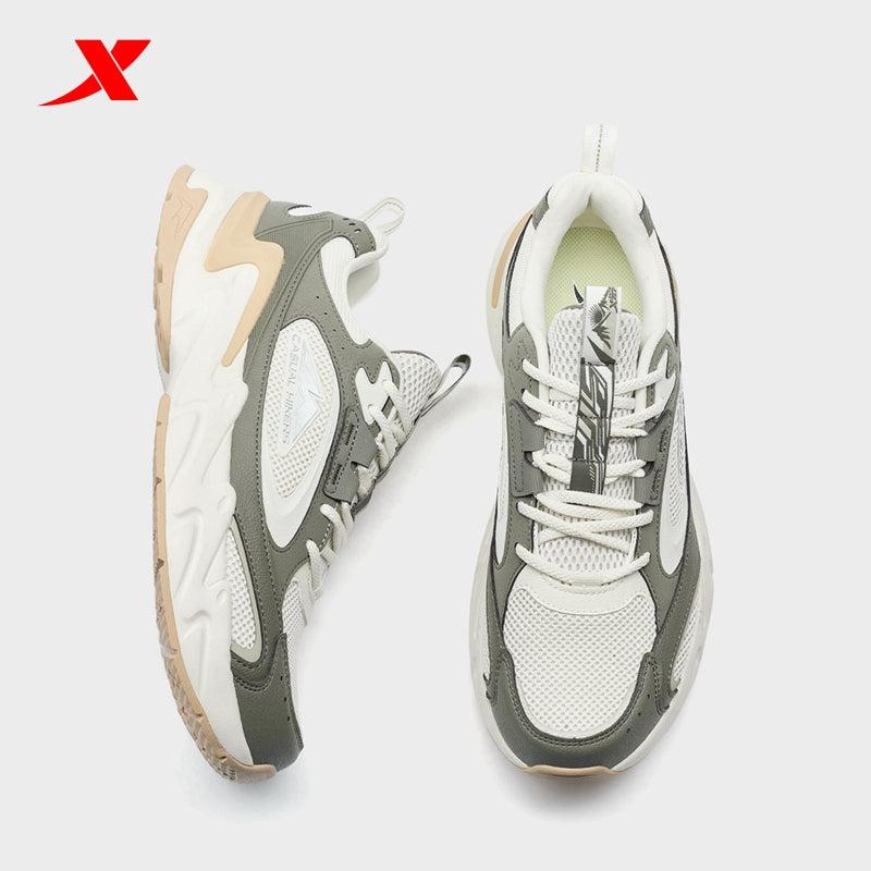 XTEP t Men's Outdoor Shoes Grey/Spruce Green170006-6